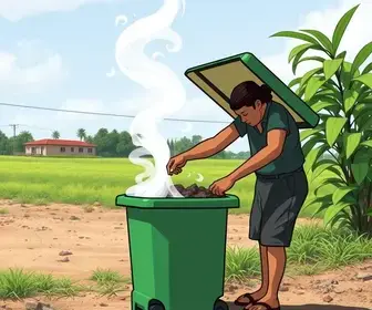 Prefeitura de Aracaju realiza ação de educação ambiental e orienta moradores sobre novo ponto de descarte no Marivan