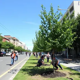 Comunidade aprova plantio de árvores na Avenida Hermes Fontes